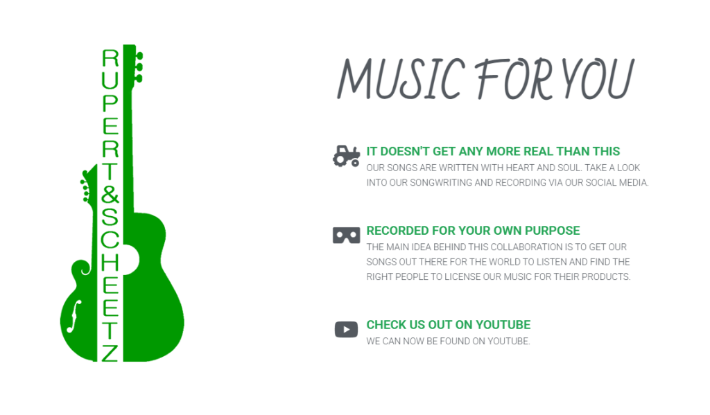 Rupert and Scheetz Music for You